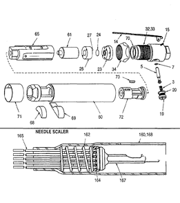 Figure 0 Diagram and Parts List for CP9356NS  Chicago Pneumatic Scaler